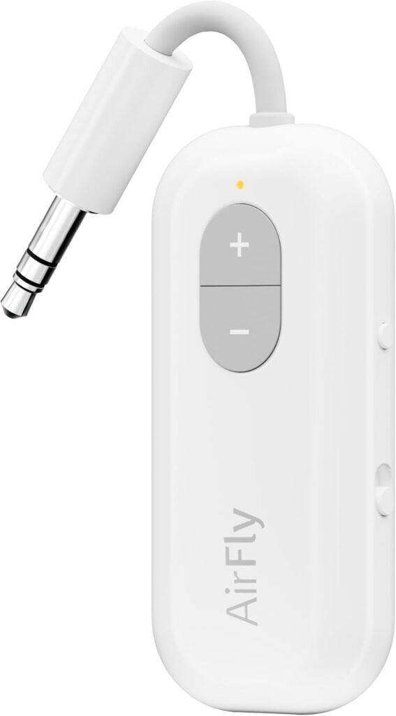 Bluetooth airplane audio adapter for wireless headphones - Amazon Prime Day travel essential