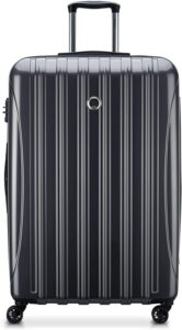 Delsey Paris hardside luggage with spinner wheels - lightweight checked bag for international travel. amazon prime day travel essentials 2025.
